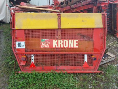 Krone Turbo: Getriebe, Stützrad, Rückwand