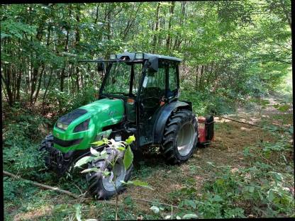 Bild 6:Mulcharbeiten