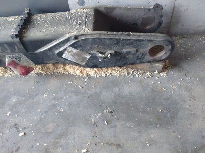 Bild 3:Loglift Harvester Kran Hauptarm