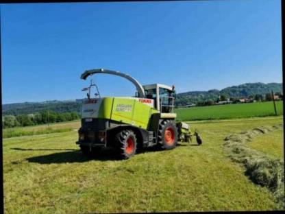 Bild 6:Lohnarbeit in der Maisernte