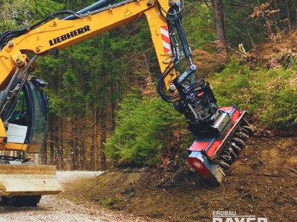 Bild 3:Böschungs- u. Bankettpflege