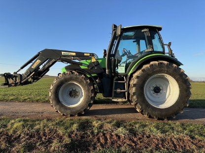 Deutz Agrotron 150 New Stoll Robust F50 Frontlader, Druckluft