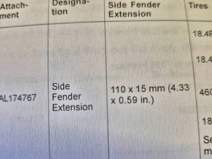 Bild 5:Kotflügelverbreiterung John Deere 6M