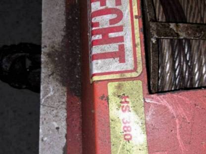 Bild 6:Holzknecht Getriebeseilwinde HS 380