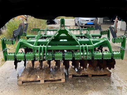 Scheibenegge mit Gummiwalze BIDELL – 2,5 m