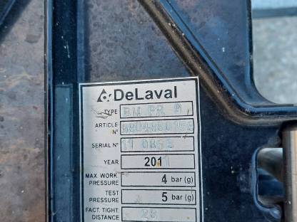 Bild 3:Plattenkühler/Vorkühler De Laval