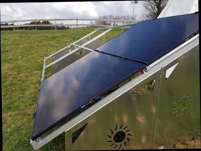 Bild 4:Agri PV, Freiflächen-Unterkonstruktion, Photovoltaikanlage