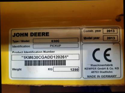 Bild 6:John Deere 7380 i Prodrive, Kemper 360 Plus, Pickup 630 C