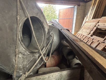 Bild 5:Zyklone und Rohre für Muser