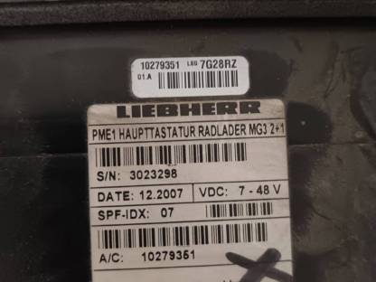 Bild 4:Liebherr Bedientastatur Radlader