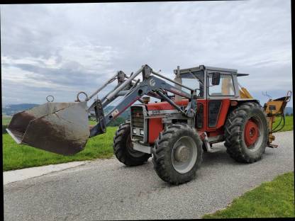 Bild 4:Ferguson MF 595 mit Frontlader