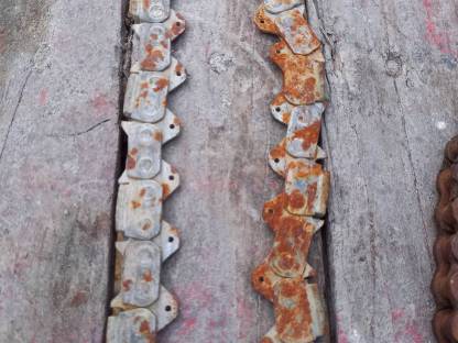 Bild 4:Alte Ketten für Metallkunst