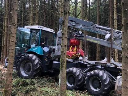 Bild 2:Pfanzelt Forst- und Trageschlepper Felix 212-6WDV mit Woody