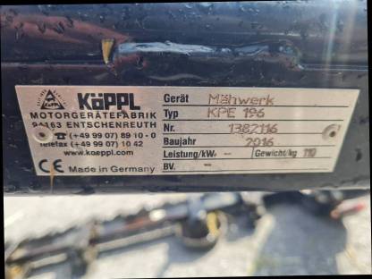 Bild 8:Motormäher Köppl Bergtalent 14-2