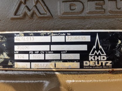 Bild 4:Deutz KHD BF6L913 Motor, 124 kW