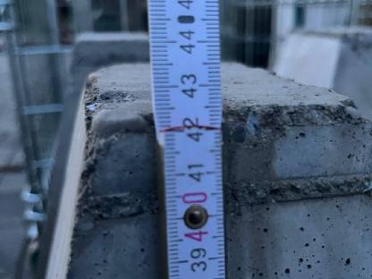 Bild 4:Punktfundament Betonfundament