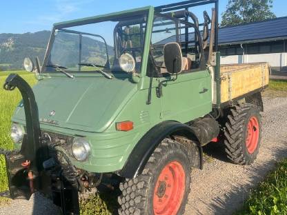 Unimog 421 Agrar Cabrio mit Seilwinde