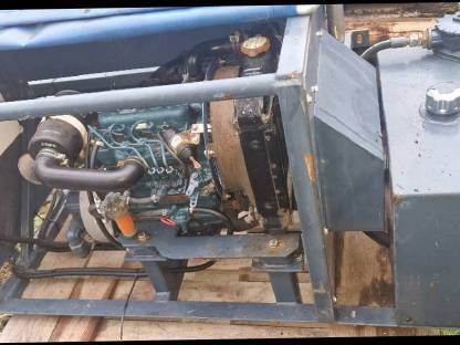 Bild 2:Dieselmotor betriebenes Hydraulikaggregat