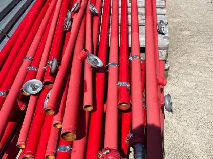 Feuerlöscheinrichtung Sprinkleranlage Metallrohr Eisenrohr