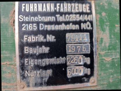 Bild 2:Fuhrmann Kipper 6 t