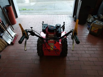 Bild 3:Hochgrasmulcher 70 cm mit 3 Vorwärtsgängen und 1 Rückwärtsgang