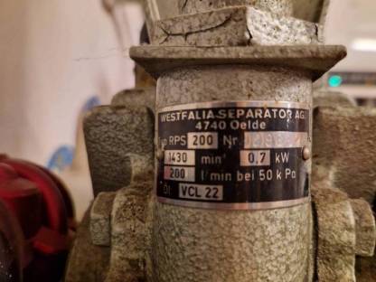 Bild 2:Westfalia Separator RPS 200