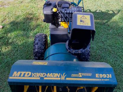 Bild 6:Schneefräse MTD Yard Man 13 PS