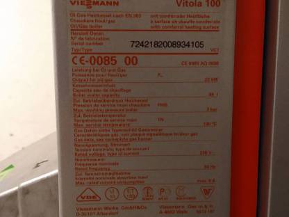 Bild 3:Ölheizung Viessmann Vitola 100