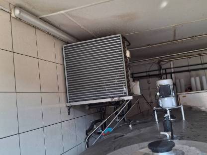 Bild 9:Mekstand und Milchtank