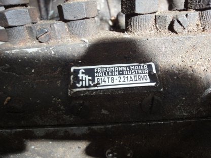 Bild 6:Einspritzpumpen alt Friedmann & Maier P14T8 - 2.21 RVO