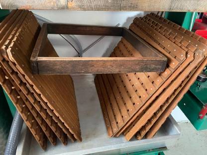 Bild 2:Obstpresse mit Mühle Voran 100 P1