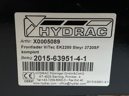 Bild 2:Frontlader Hydrac EK2200 ViTec mit Konsolen Multi 4115