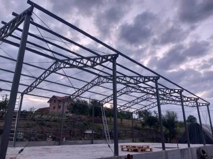 Hallenkonstruktion 20 m x 10 m x 4 m