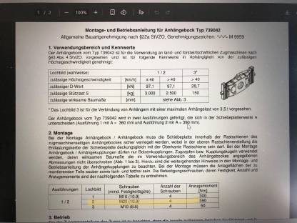 Bild 8:John Deere JD Scharmüller K80 Schlittenweite 390 mm