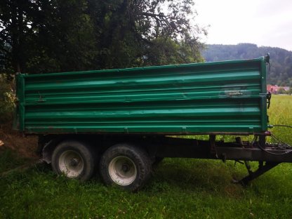 Tandem Kipper zu verkaufen