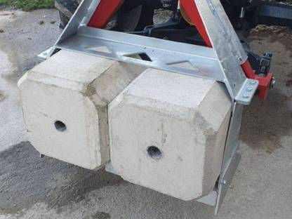 Bild 4:Front-Heckgewicht ca. 150 kg