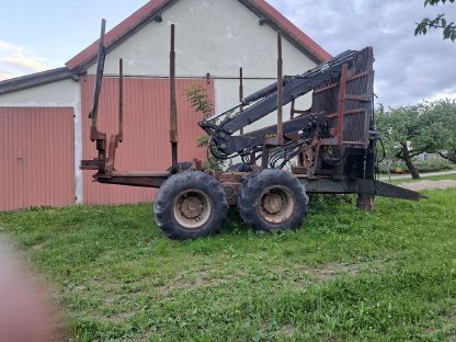 Bild 2:Starkholzrückewagen