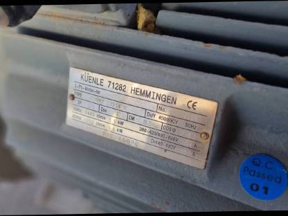 Bild 2:Heutrocknung Trocknungsanlage Lüftungsmotor Lüfter