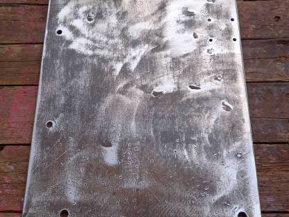 Gebrauchte 8 mm Metallplatte