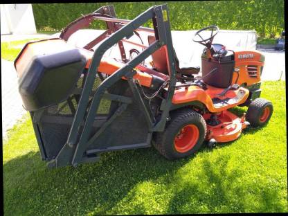 Bild 4:Kubota G23II Diesel Profimäher Mulcher Rasentraktor