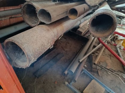 Bild 3:Bohrgestänge