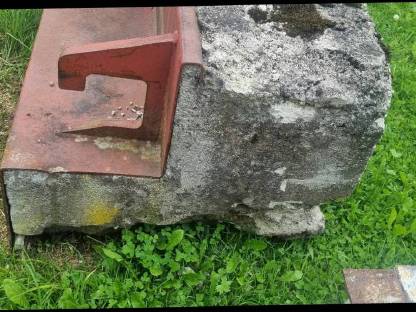 Bild 2:Betongewicht 400 kg