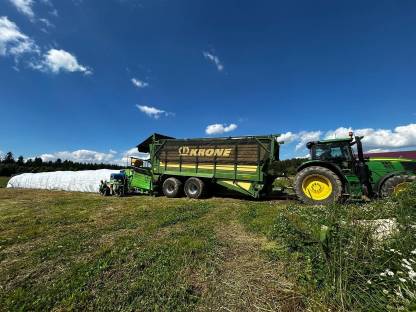 Bild 4:Siloschlauchpressen