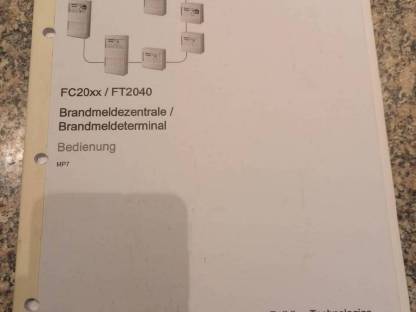 Bedienungsanleitung Brandmeldeanlage Siemens