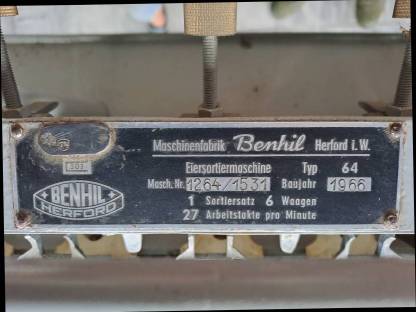 Eiersortiermaschine