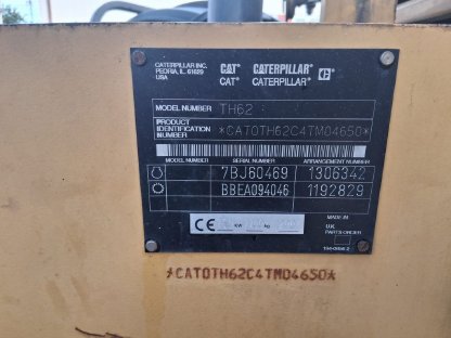 Bild 5:Teleskoplader CAT TH62