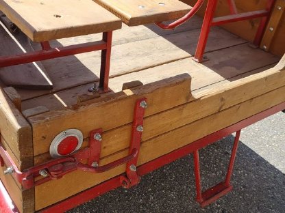 Bild 2:Pferdewagen, Gummiwagen