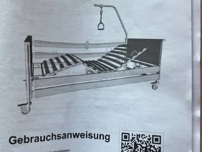 Bild 4:Pflegebett el. verstellbar