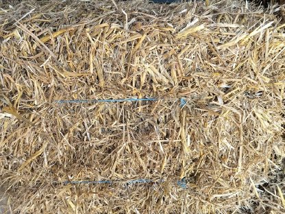Bild 2:Weizenstroh in kleinen HD-Ballen