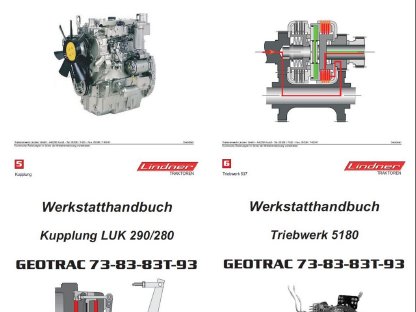 Bild 2:Werkstatthandbuch Lindner Geotrac 63 - 73 - 83 - 93 - 103